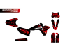 Kit déco complet RiderUnik FANTIC 50 EVO RED 2