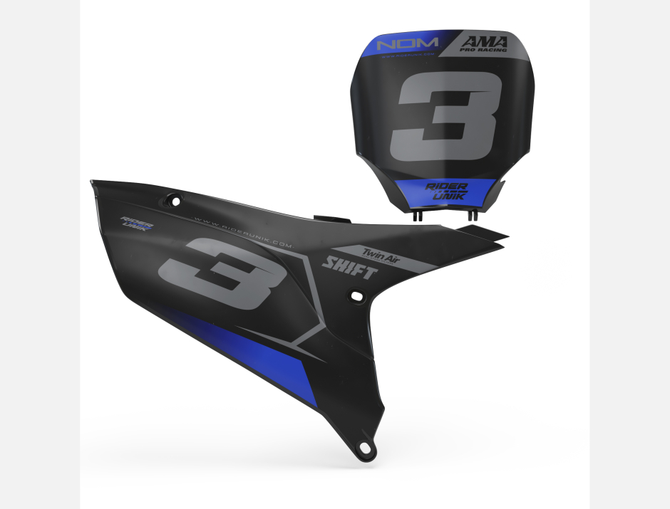 KIT DECO FONDS DE PLAQUES YAMAHA ROX BLACK 1