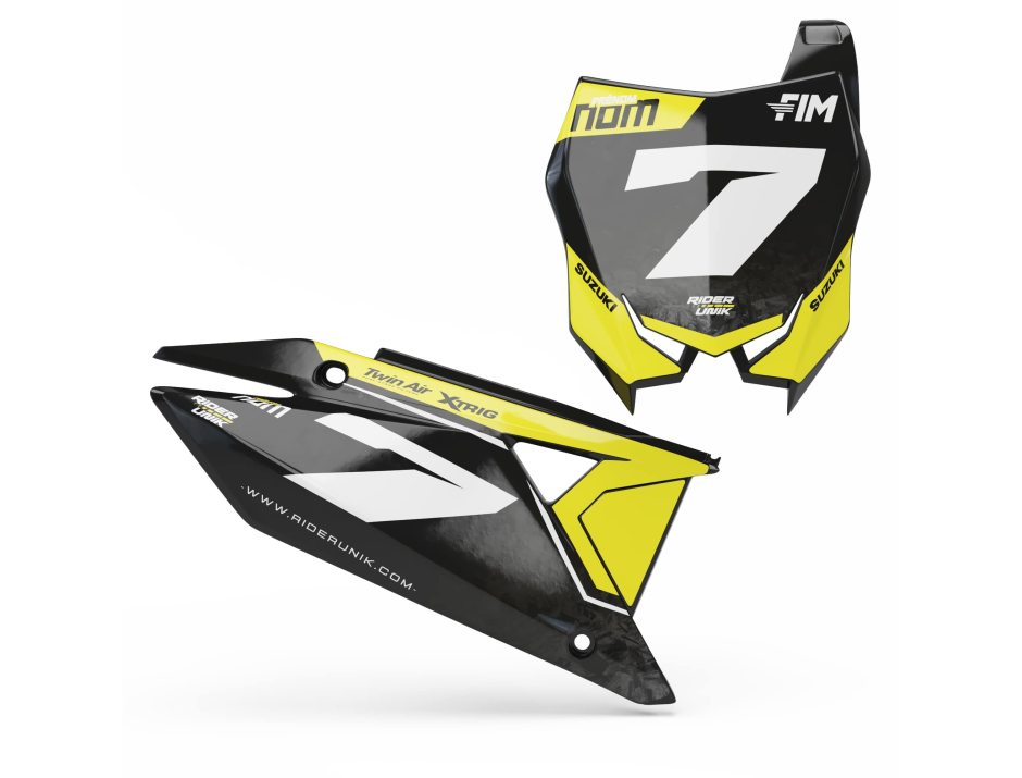 KIT DECO FONDS DE PLAQUES SUZUKI GED 1