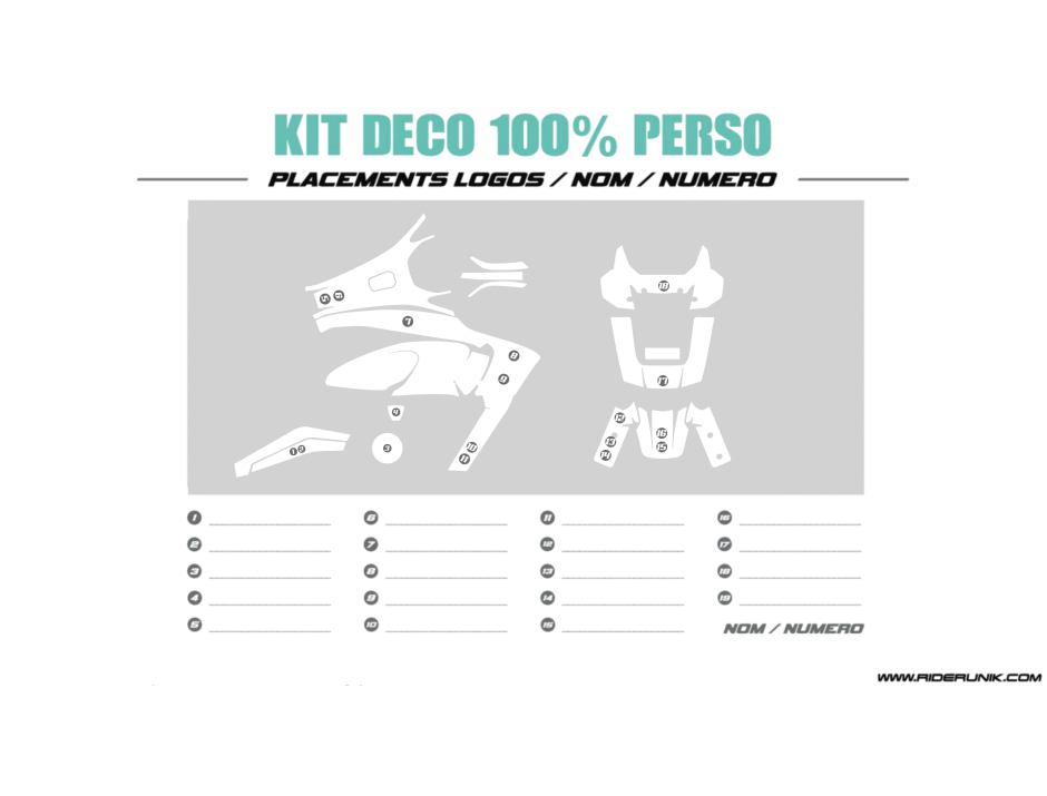 KIT DECO PAN AMERICA 1250 1