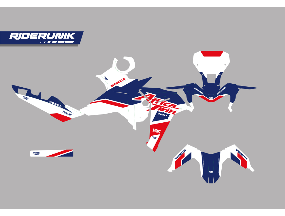 KIT DECO HONDA AFRICA TWIN TAK WHITE 2