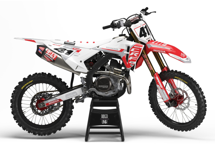 KIT DECO MOTOCROSS CR/CRF SYST WHITE