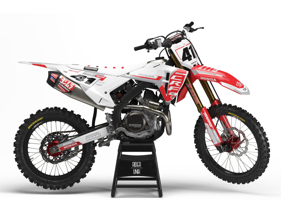 KIT DECO MOTOCROSS CR/CRF SYST WHITE 1