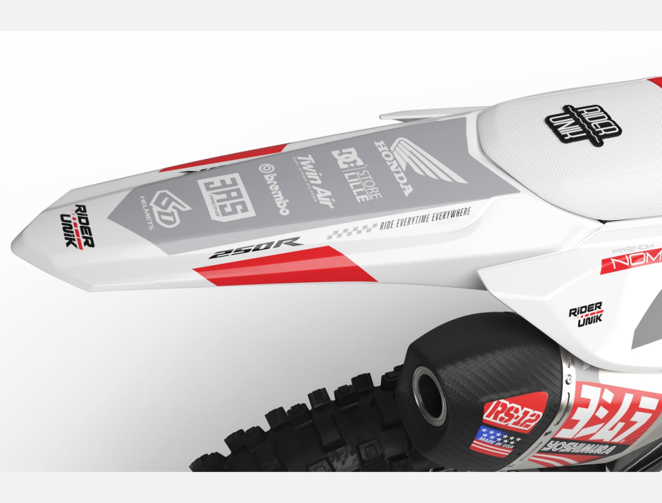 KIT DECO MOTOCROSS CR/CRF SYST WHITE 2