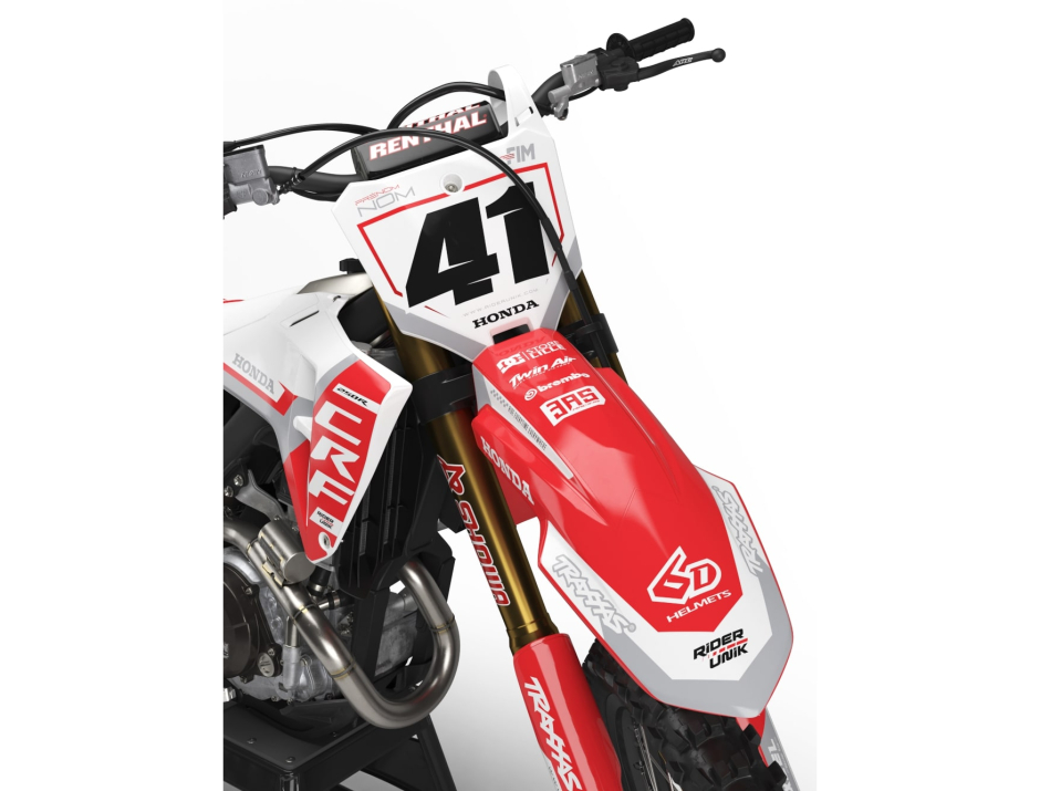 KIT DECO MOTOCROSS CR/CRF SYST WHITE 3