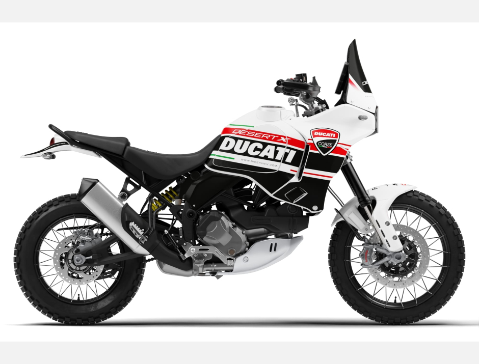 KIT DECO DUCATI DESERT X CHERRY 1