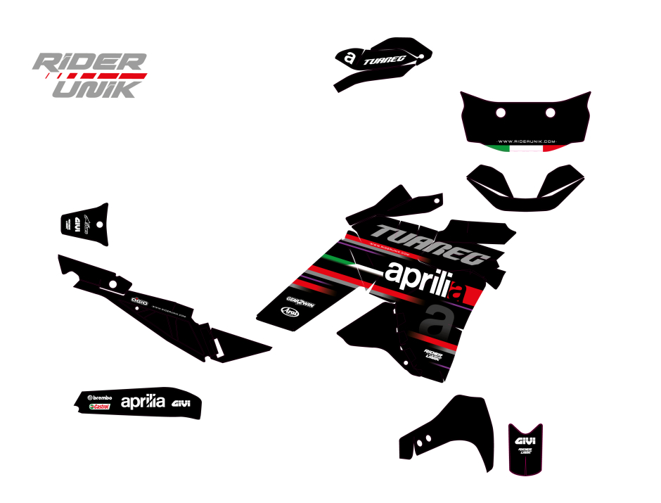 KIT DECO APRILIA TUAREG MALLOZI 2