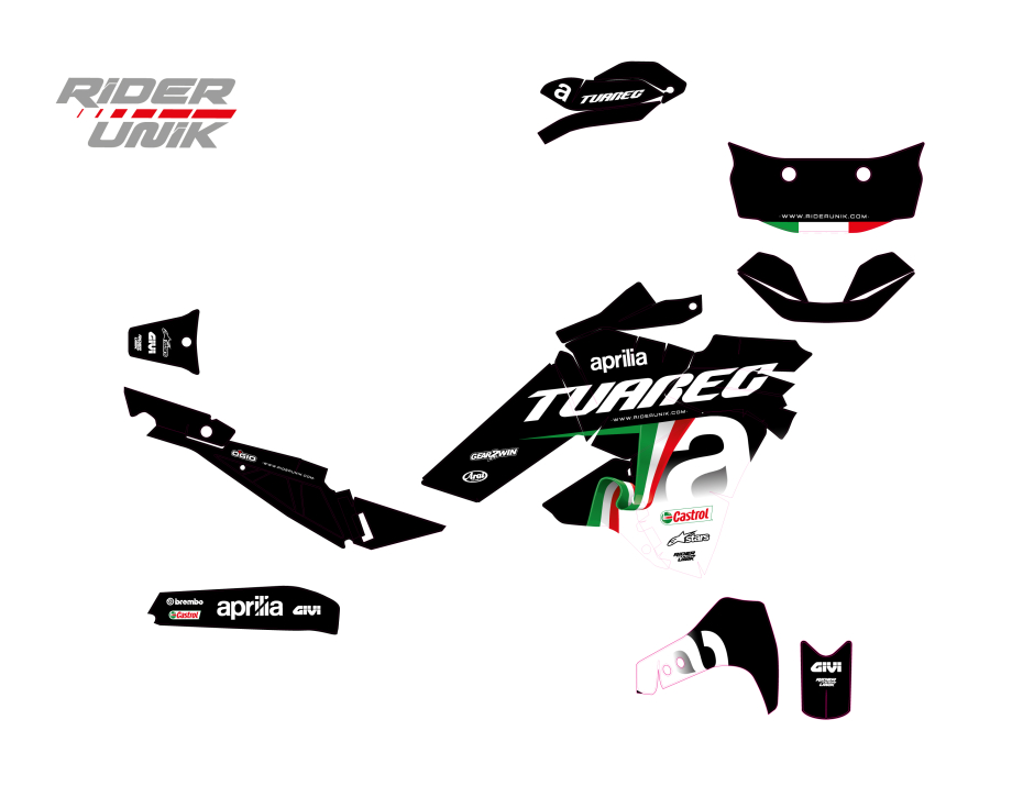KIT DECO APRILIA TUAREG PIZZO 2