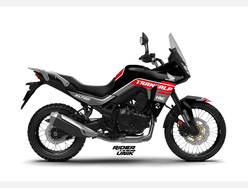 KIT DECO HONDA XL 750 TRANSALP INAYA ROUGE 1