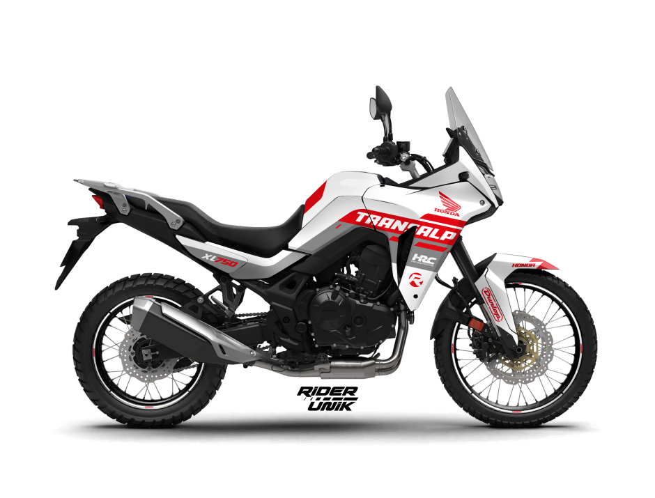KIT DECO HONDA XL 750 TRANSALP INAYA BLANC ROUGE 1
