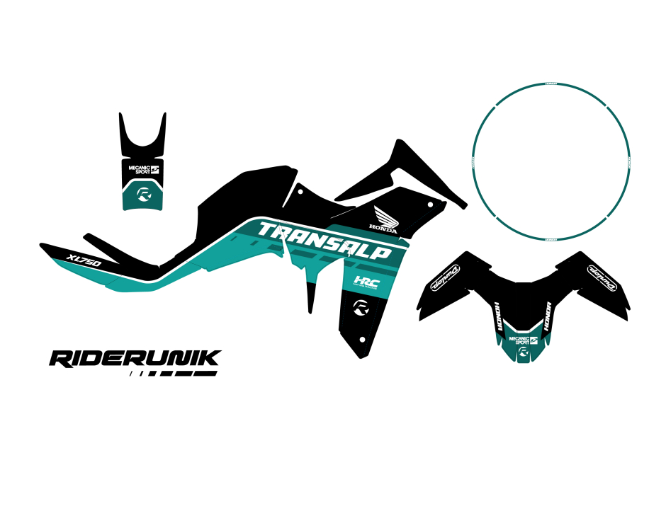 KIT DECO HONDA XL 750 TRANSALP INAYA AQUA 2