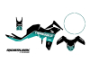 KIT DECO HONDA XL 750 TRANSALP INAYA AQUA 2