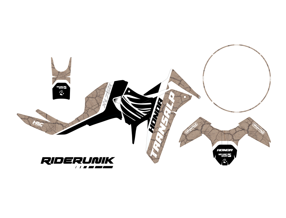 KIT DECO HONDA XL 750 TRANSALP KOUD GRIS 2