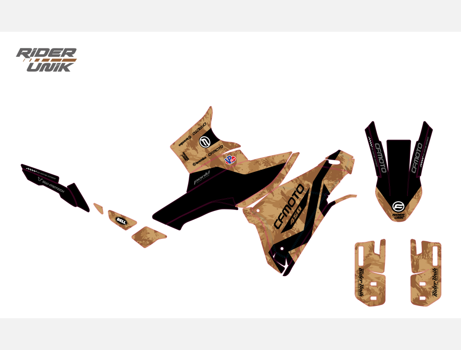 KIT DECO CFMOTO 450MT NESSA SAND 2