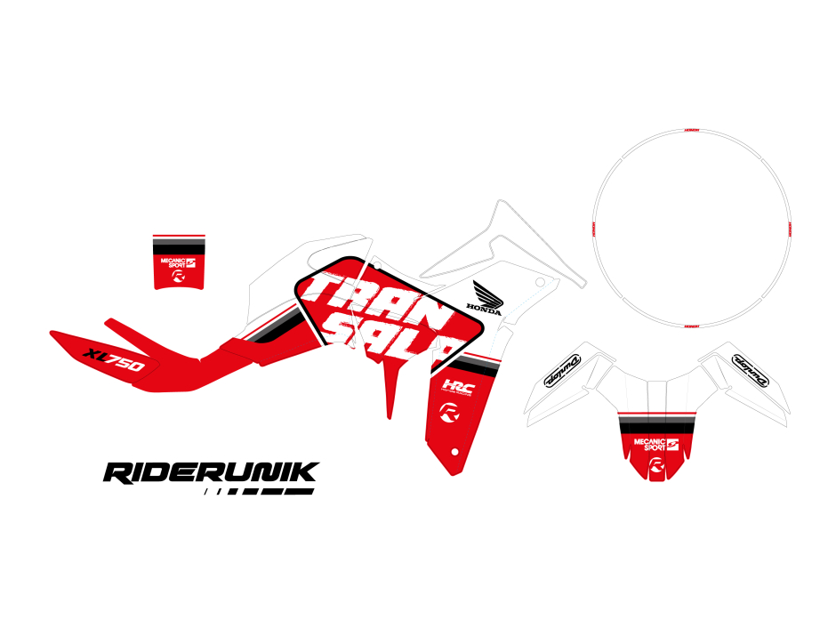 KIT DECO HONDA XL 750 TRANSALP MART 2