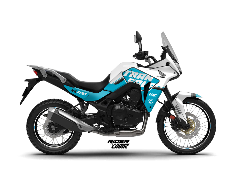 KIT DECO HONDA XL 750 TRANSALP MART BLEU 1