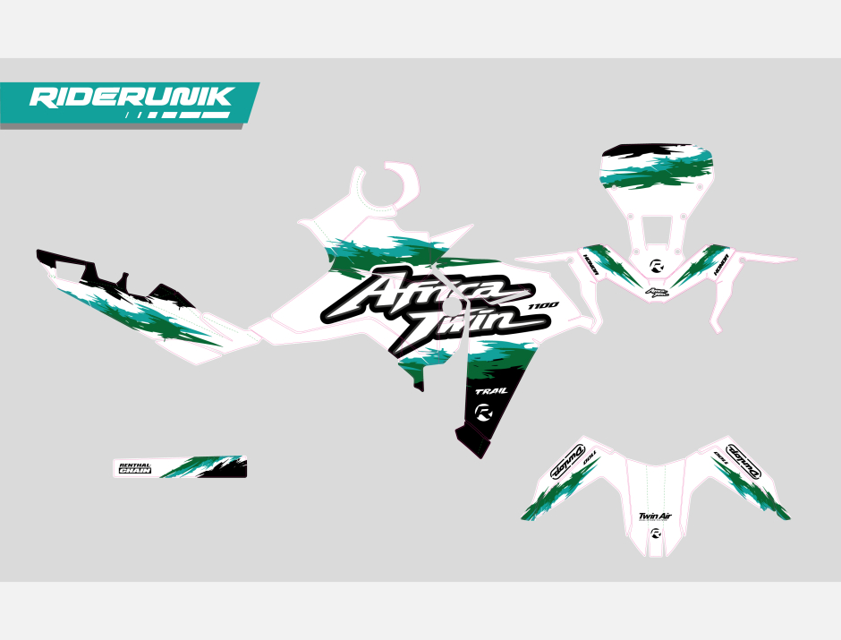 KIT DECO HONDA AFRICA TWIN BEYOZ GREEN 2