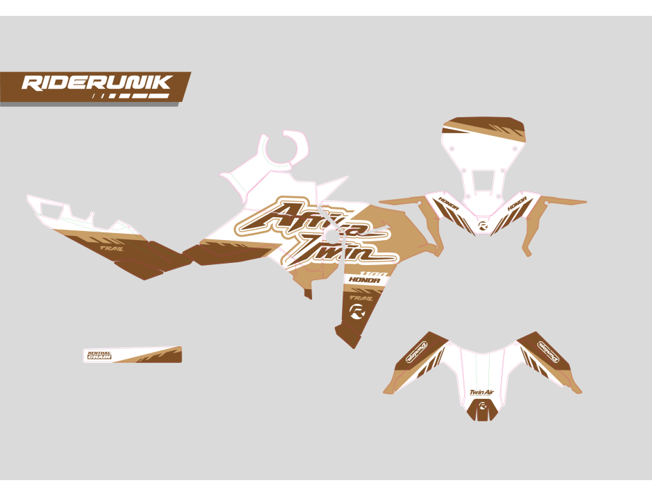 KIT DECO HONDA AFRICA TWIN JANIK SAND 2