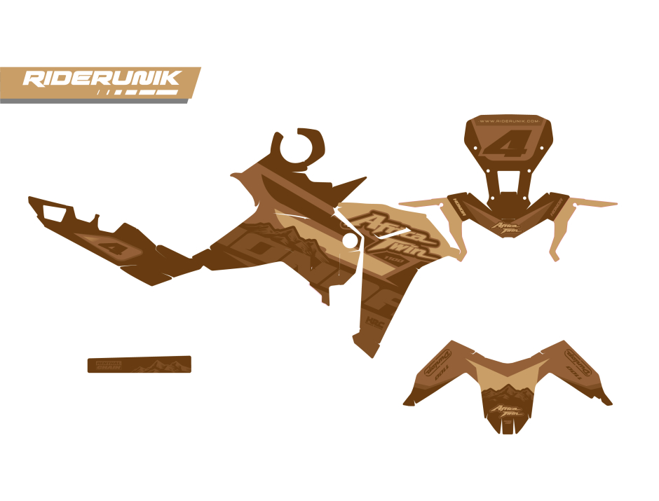 KIT DECO HONDA AFRICA TWIN PRONTO SAND 2