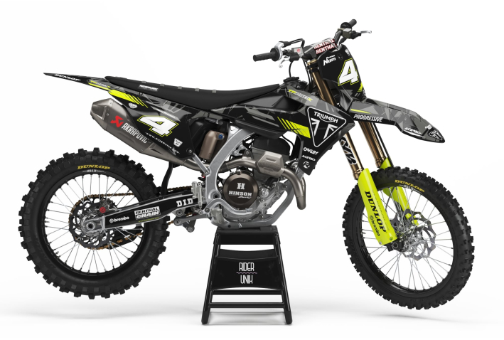 KIT DECO MOTOCROSS TRIUMPH JIZRY BLACK