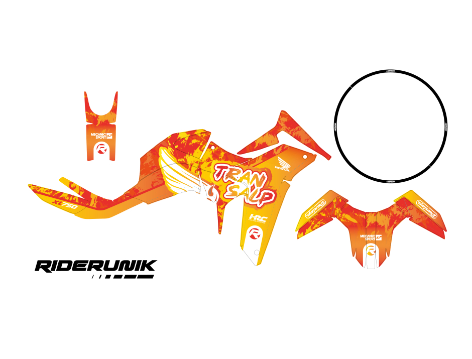 KIT DECO HONDA XL 750 TRANSALP RIM SOLEIL 2