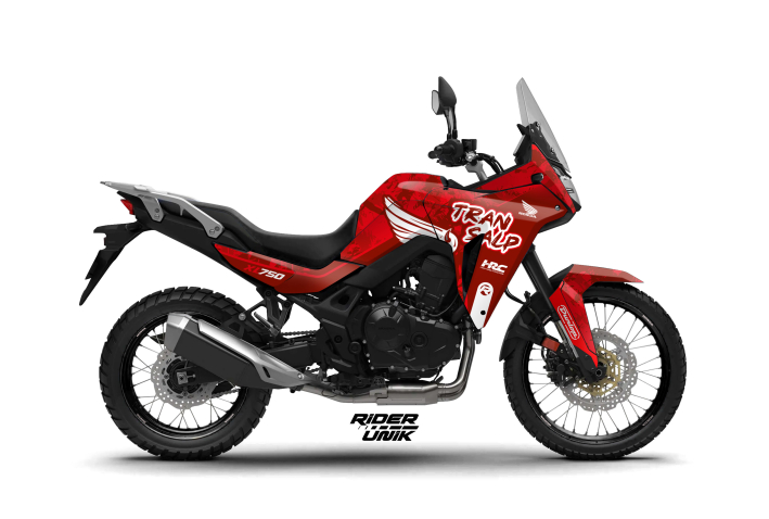 KIT DECO HONDA XL 750 TRANSALP RIM ROUGE