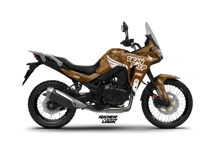 KIT DECO HONDA XL 750 TRANSALP RIM MARRON