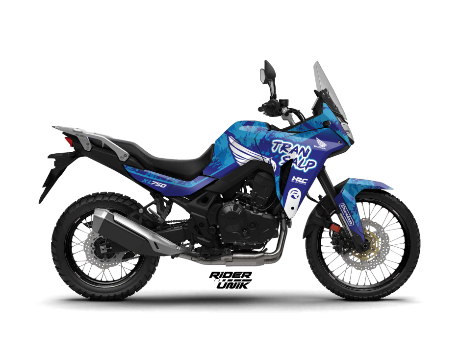 KIT DECO HONDA XL 750 TRANSALP RIM BLEUE 1