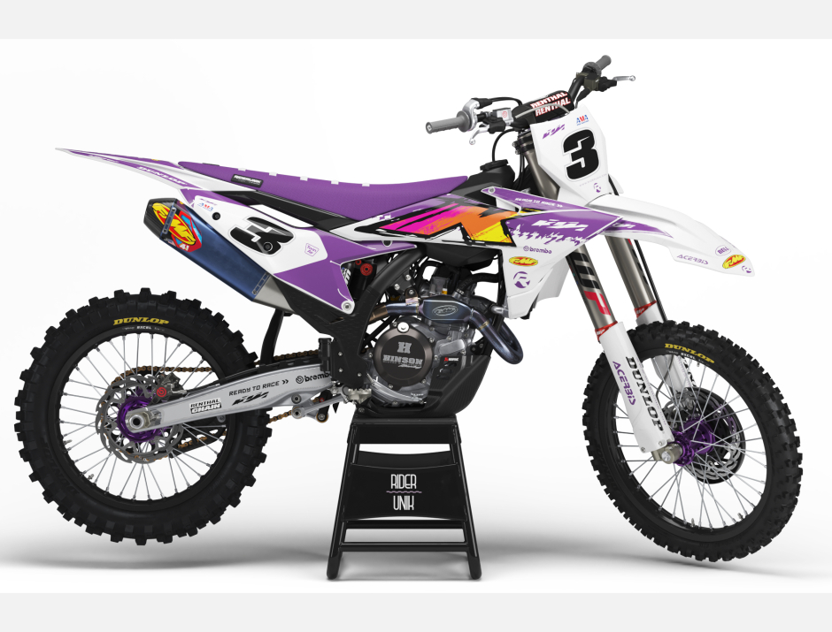 KIT DECO MOTOCROSS KTM CLIFF WHITE 1