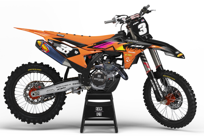 KIT DECO MOTOCROSS KTM CLIFF ORANGE