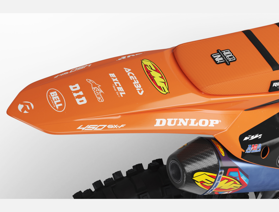 KIT DECO MOTOCROSS KTM CLIFF ORANGE 2