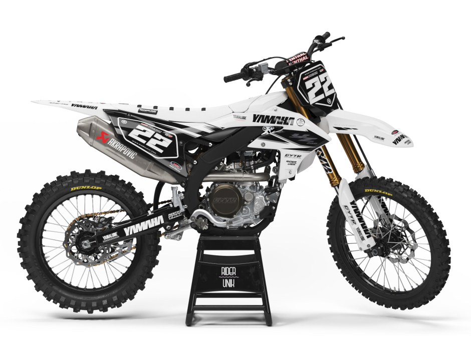 KIT DECO MOTOCROSS YZ/YZF LOC25 WHITE 1