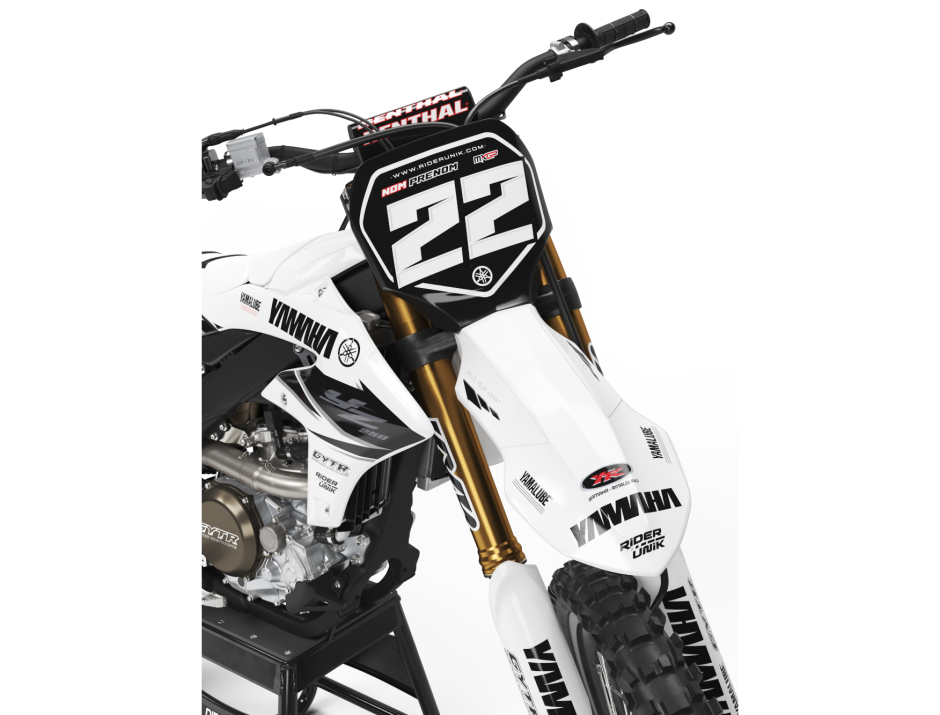 KIT DECO MOTOCROSS YZ/YZF LOC25 WHITE 3