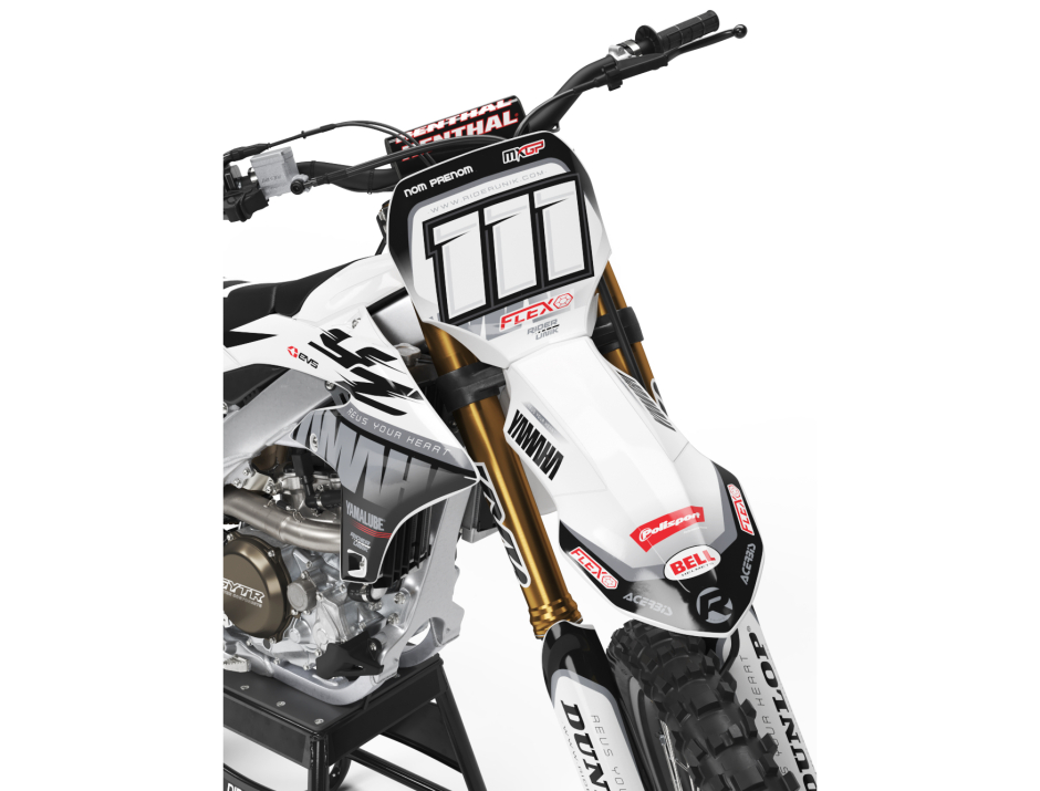 KIT DECO MOTOCROSS YZ/YZF PAZZI WHITE 3
