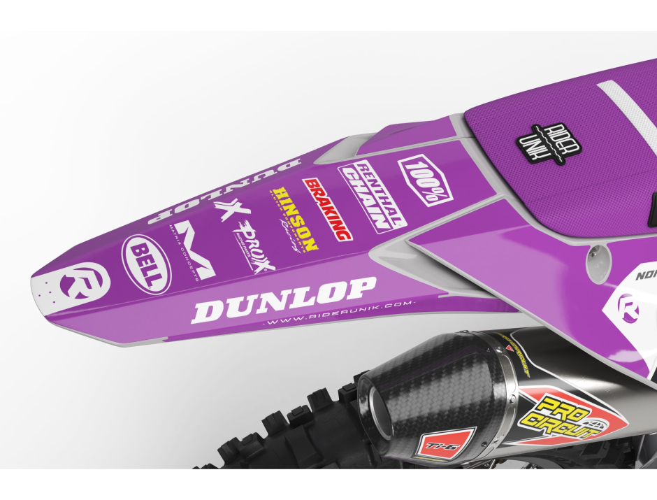 KIT DECO MOTOCROSS KAWASAKI KX/KXF LOOK PURPLE 2