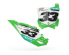 KIT DECO FONDS DE PLAQUES KAWASAKI LOOK 1