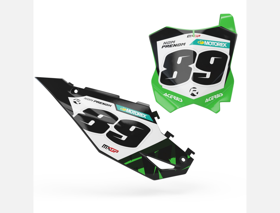 KIT DECO FONDS DE PLAQUES KAWASAKI OSHI 1