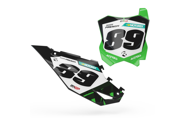KIT DECO FONDS DE PLAQUES KAWASAKI OSHI