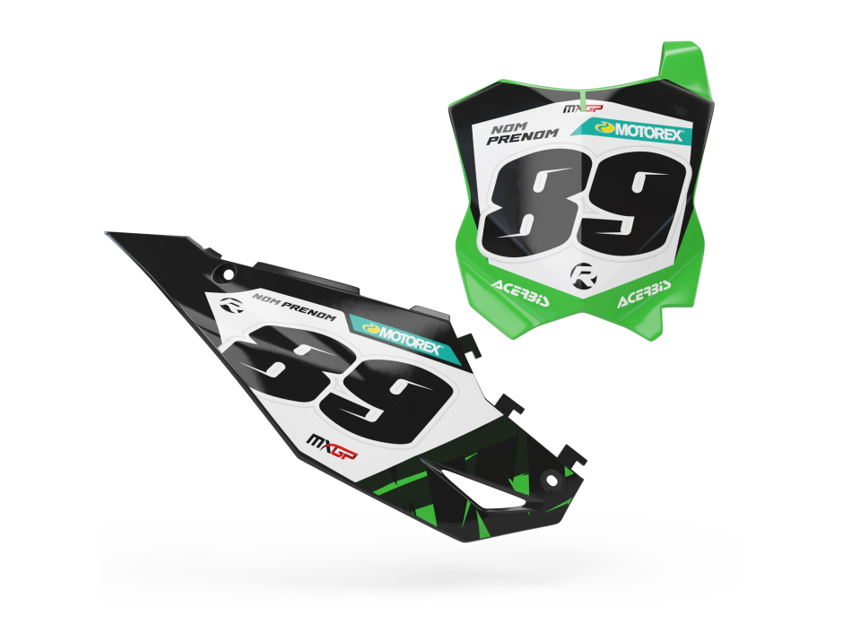 KIT DECO FONDS DE PLAQUES KAWASAKI OSHI 1