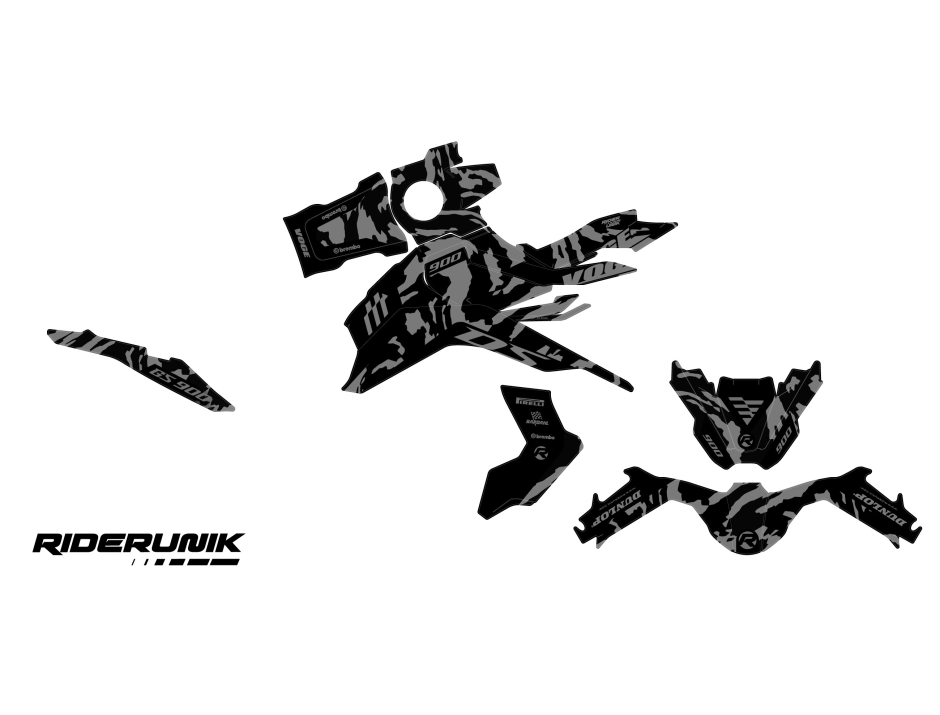 KIT DECO VOGE DS900X EVO GREY 2