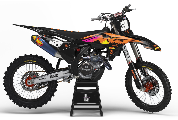 KIT DECO MOTOCROSS SX/SX-F CLIFF BLACK