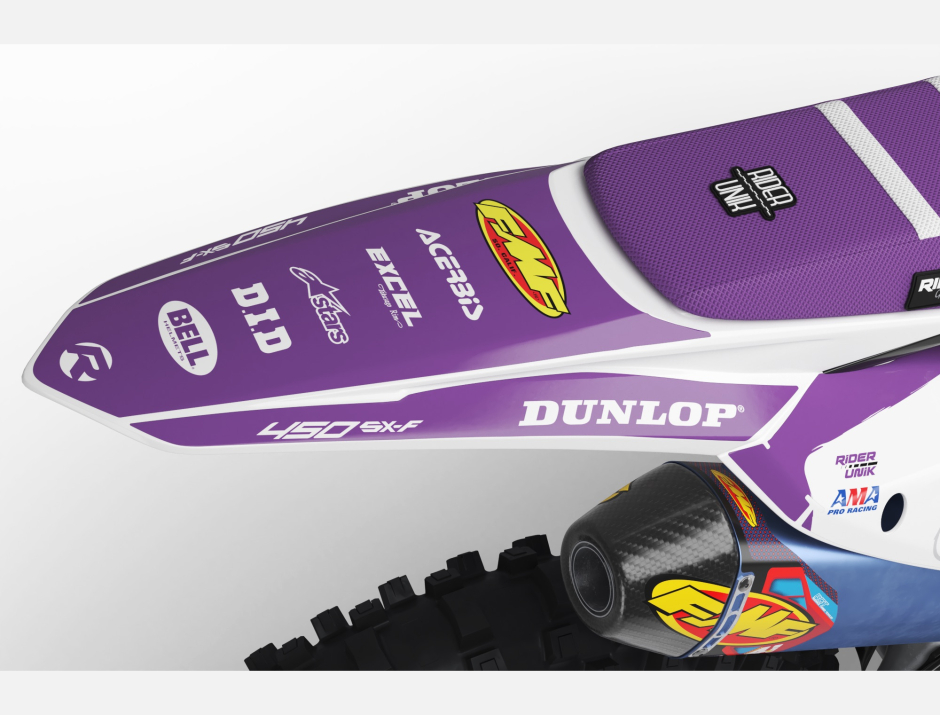 KIT DECO MOTOCROSS KTM CLIFF WHITE 2