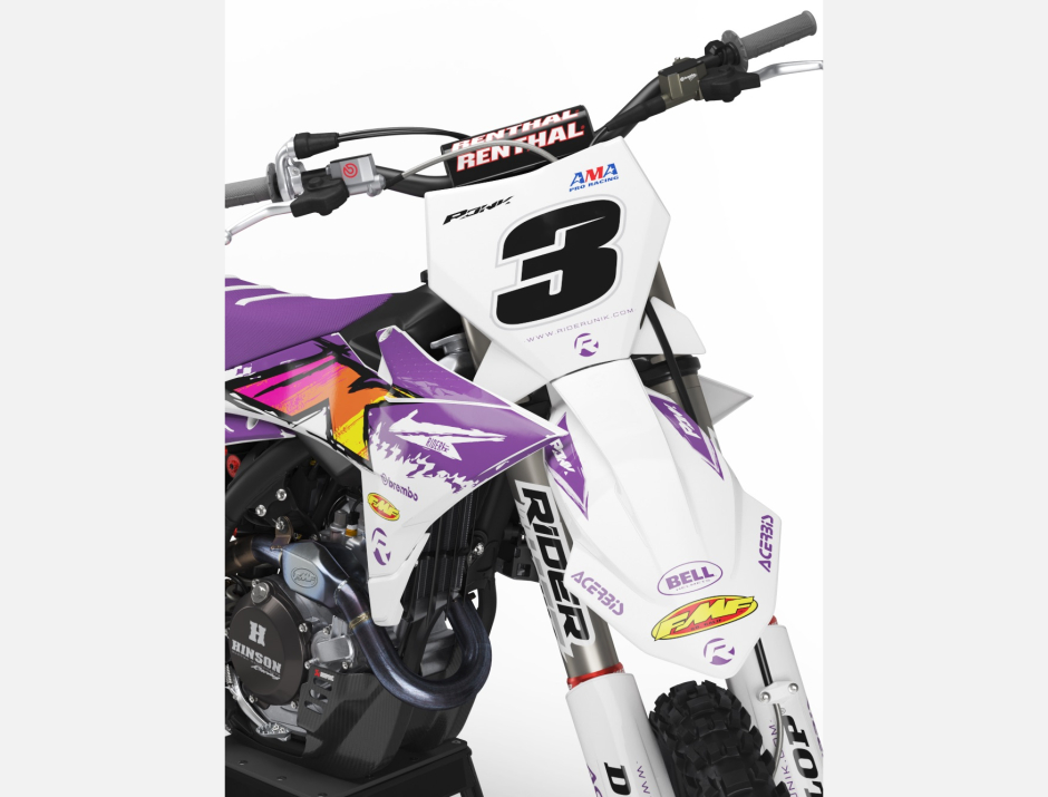 KIT DECO MOTOCROSS KTM CLIFF WHITE 3