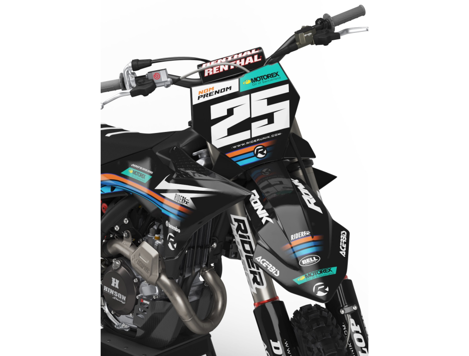 KIT DECO MOTOCROSS SX/SX-F CROFT BLACK 3