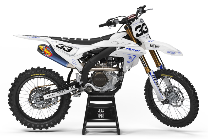 KIT DECO MOTOCROSS YZ/YZF TALK WHITE