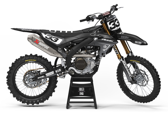 KIT DECO MOTOCROSS YZ/YZF TALK BLACK