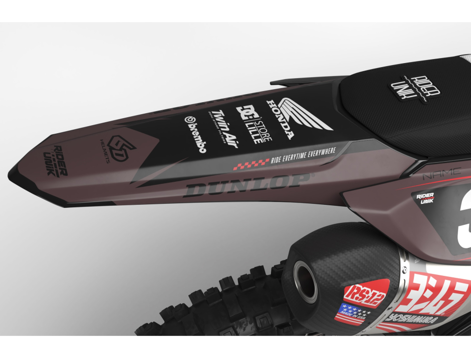 KIT DECO MOTOCROSS CR/CRF TALK BLACK 3