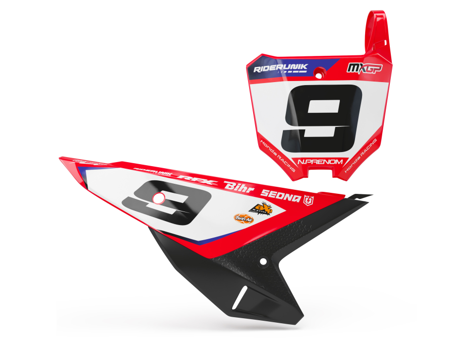 KIT DECO FONDS DE PLAQUES HONDA SR 26 1