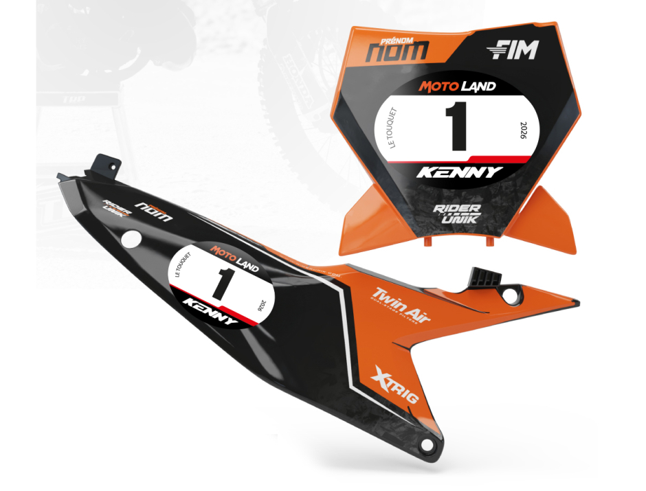 Kit déco Fonds de plaques spécial Touquet 2026 1