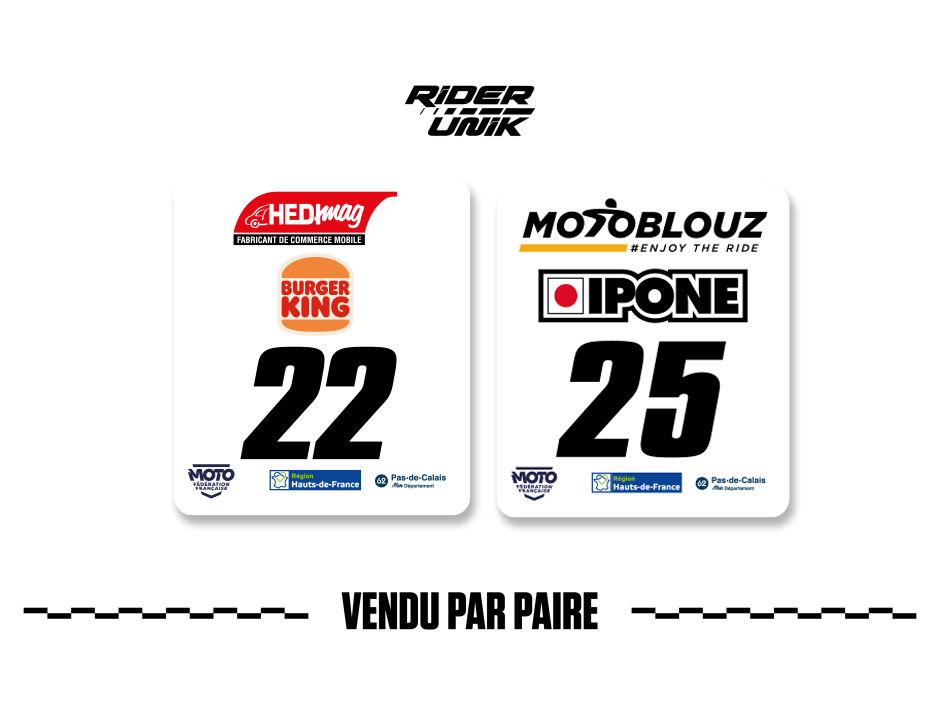 PAIRE DE DOSSARD - TOUQUET 2026 1